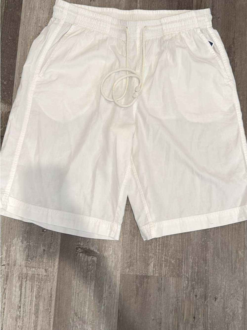 Free people saylor poplin white shorts